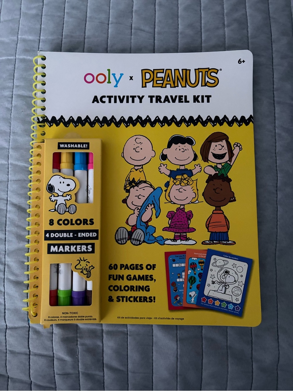 Ooly x Peanuts Activity Travel Kit with Markers